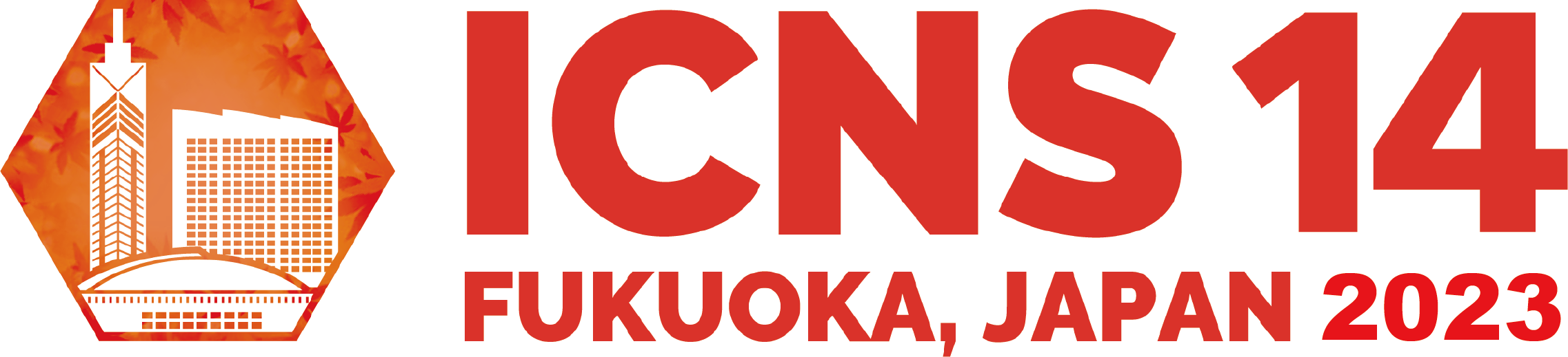 Logo ICNS 14, Fukuoka, Japan 2023